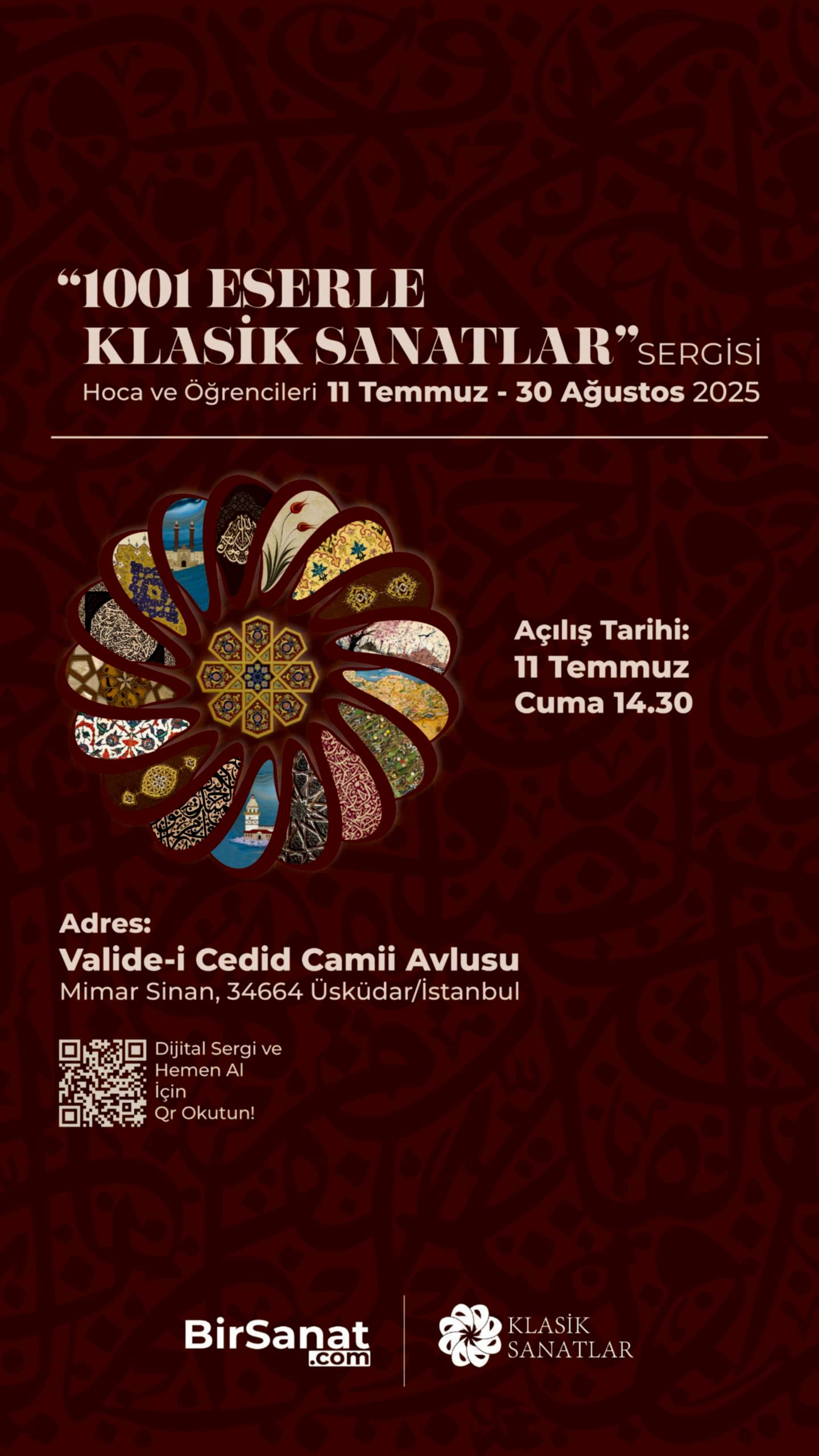1001 Eserle Klasik Sanatlar Sergisi  